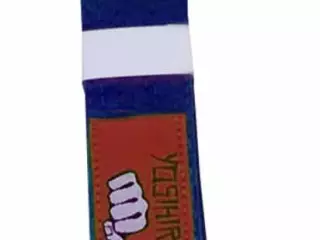 CINTURON KARATE/JUDO YOSIHIRO 100% ALGODON - ADULTO, AZUL