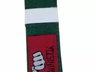 CINTURON KARATE/JUDO YOSIHIRO 100% ALGODON - VERDE, ADULTO