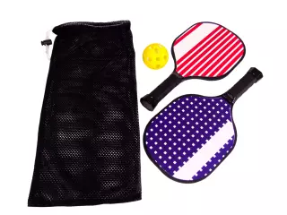 Set Pickleball. 2 Uds. Palas + 1 Ud. pelota