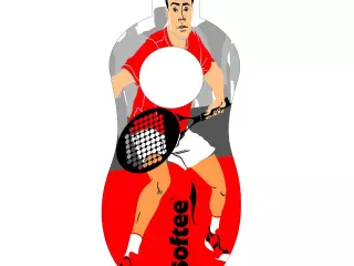 JUGADOR BARRERA HINCHABLE TENIS/PÁDEL SOFTEE