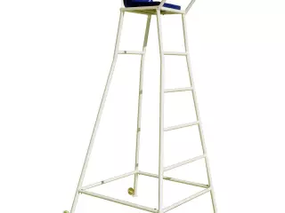 Silla juez pista tenis y voleibol, posición sentada.