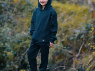 SUDADERA SOFTEE ELEGANT INFANTIL - NEGRO, 10 AÑOS