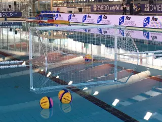 Juego de redes de waterpolo