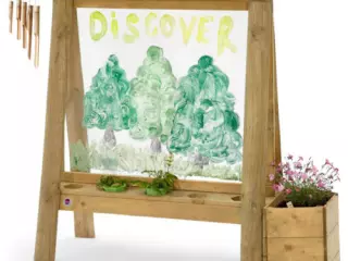 Pizarra para Exterior de Madera Discovery Crea y Pinta