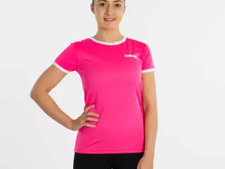 CAMISETA SOFTEE GALAXY MUJER - S, FUCSIA FLUOR/BLANCO
