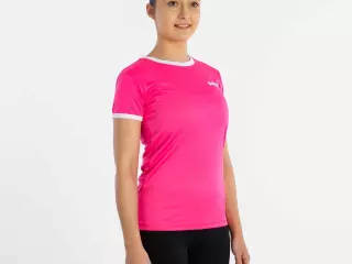 CAMISETA SOFTEE GALAXY MUJER - FUCSIA FLUOR/BLANCO, M