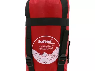 SACO DE DORMIR ULTRALIGHT SOFTEE 'MANZANEDA' - 215x75CM, ROJO