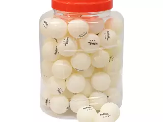 TARRO 60 PELOTAS TENIS DE MESA SOFTEE 40MM - BLANCO, 40MM