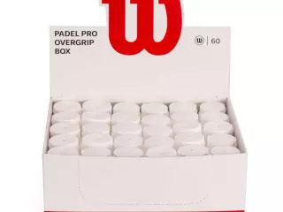 CAJA 60 OVERGRIPS WILSON PADEL BLANCO PRO