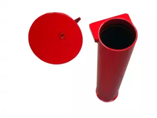 Anclajes voleibol con cerradura en tapa para postes de 80 mm