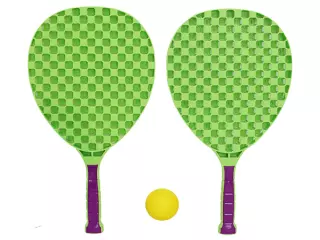 SET SHUTTLEBALL SOFTEE ADVANCED CON PELOTA  VERDE