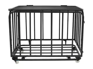 CARRO PORTABALONES HIERRO - NEGRO, 70X80X90CM 30-35 BALONES