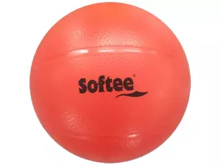 PELOTA SOFTEE PVC BALONCESTO - NARANJA, 23CM