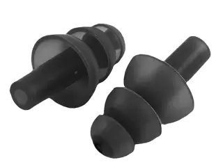 JUEGO TAPONES OIDO SILICONA SILFIX - UNICA, NEGRO