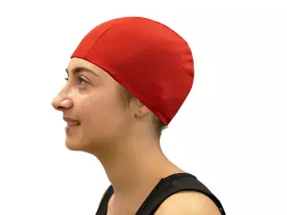 GORRO NATACION POLIESTER SOFTEE SENIOR - SENIOR, ROJO