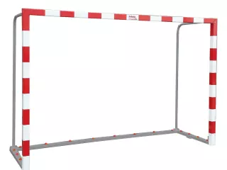 JUEGO PORTERÍAS F.SALA/BALONMANO ALUMINIO TRASLADABLES 80X80MM CON BASE 80X40MM TOP