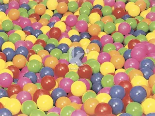 Pelotas económicas para piscina sensorial. Saco 100 uds.