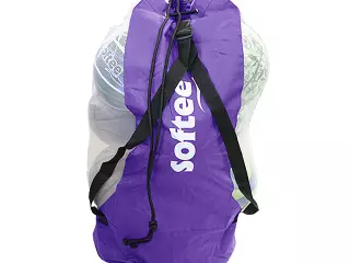 SACO PORTABALONES SOFTEE - VIOLETA 12/15 BALONES