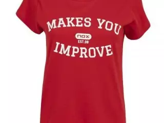 CAMISETA CASUAL NOX LETRAS MUJER
