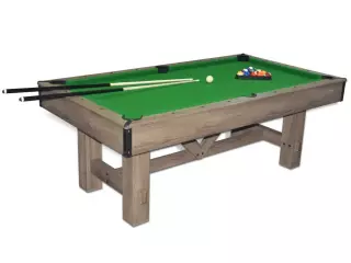 Billar Vintage 3 en 1 Júpiter ( Mesa de Billar, Ping Pong + Mesa Comedor)
