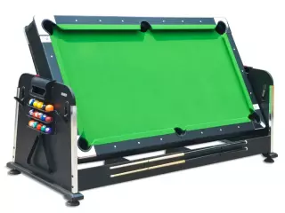 Multijuego giratorio 4 en 1 Olimpus – Tapete Verde (Billar, Air Hockey – Ping-Pong, Mesa comedor)