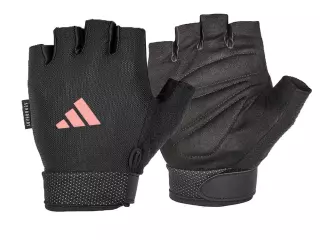 ADIDAS Guantes de Entrenamiento Essential Ajustables ROSA FITNESS HALTEROFILIA