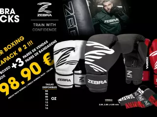 PACK BOXING / MMA Nº2 tres pares de guantes y vendas