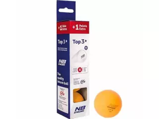 3+1 Pelotas Ping Pong Enebe Top 3* Naranja