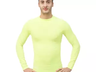 CAMISETA TERMICA SOFTEE BUBBLE ADULTO - XS/S, AMARILLO FLUOR