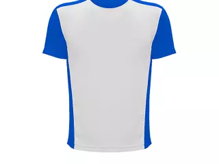 CAMISETA TECNICA ACTIVE UNISEX ADULTO  - ROYAL/AMARILLO FLUOR, XXL