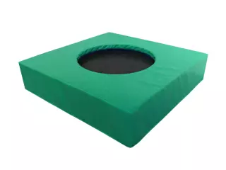 Trampolín + protección