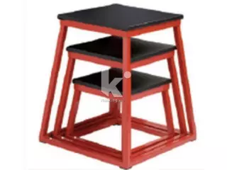 CONJUNTO DE 3 BANCOS PLIOMETRICOS BASIC 31/46/61 CM ALTURA