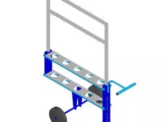Carro porta martillos ATLETISMO