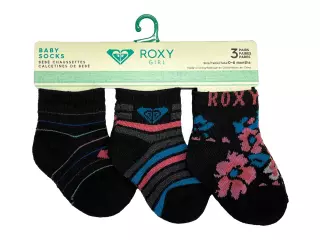PACK 3 CALCETINES BEBÉ ROXY INSIDE SPARK LOGO 66094T