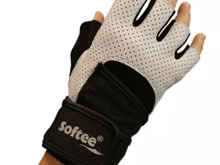 PAR DE GUANTES FITNESS SOFTEE CX3 - BLANCO/NEGRO, XXL