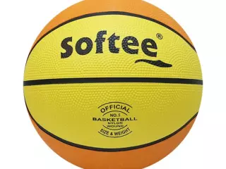 BALON BALONCESTO SOFTEE 'NYLON' - AMARILLO/NARANJA, 5