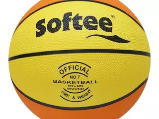 BALON BALONCESTO SOFTEE 'NYLON' - AMARILLO/NARANJA, 7