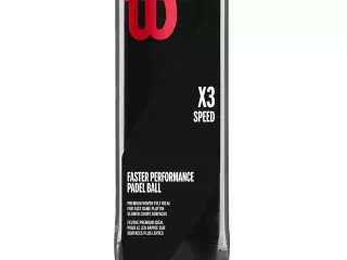 BOTE 3 PELOTAS PÁDEL WILSON "X3 SPEED BALL"