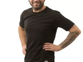 CAMISETA ROX R-TIPICO CUELLO REDONDO INFANTIL - NEGRO, 12 AÑOS