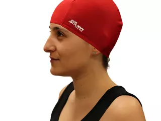 GORRO NATACION LICRA SQUBA - ROJO, SENIOR