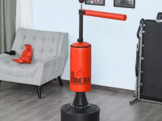 Saco de Boxeo de Pie con Bola y Barra Giratoria de 360° Punching Ball para Adultos y Niños 88x48x155-205 cm Negro y Rojo preguntar stock