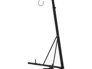Soporte para Saco de Boxeo Plegable con Altura Ajustable para Entrenamiento en Casa Carga 60 kg 170x90x182-225 cm Negro