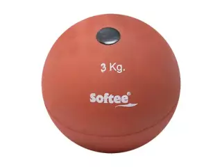 PESO LANZAMIENTO DE CAUCHO  SOFTEE - ROJO, 3 KG