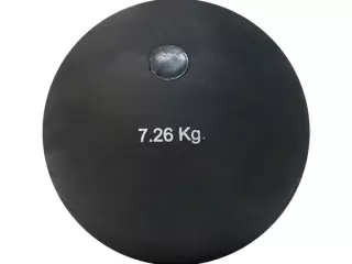 PESO LANZAMIENTO DE CAUCHO  SOFTEE - NEGRO, 7.25 KG