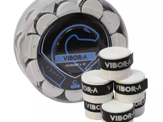 TARRO 30 OVERGRIPS VIBOR-A MIX - BLANCO