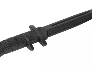 CUCHILLO NEGRO DE GOMA PARA ENTRENAMIENTO-
