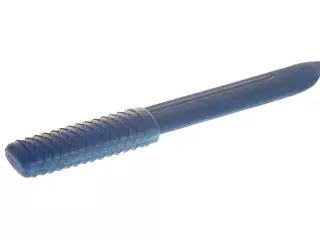 CUCHILLO CORTO DE GOMA AZUL/rojo