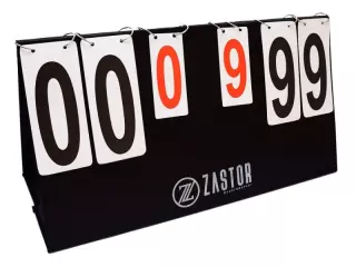 Marcador de mesa ZOOM - Puntos: 0-99 Juegos: 0-9 - 55x30cm PING PONG