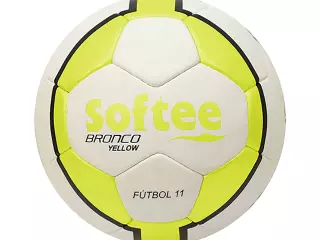 BALON SOFTEE BRONCO LIMITED EDITION - FUTBOL11, AMARILLO FLUOR