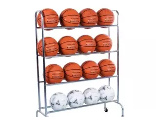 Carro estantería de balones para 16 unidades